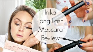 Inika Mascara Review  Inika Long Lash Mascara [upl. by Ennaed811]