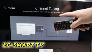 LG Smart TV How to Scan for Channels Channel Tuning [upl. by Meean777]