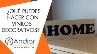 Vinilos decorativos ☛ ¿Qué puedes hacer con ellos [upl. by Pang657]