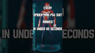 Every SpiderMan PS4 Suit Ranked in 60 Seconds shorts spiderman spidermanps4 spidermanps5 [upl. by Weinstein]