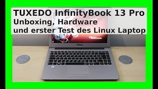 Linux MacBook Design Notebook  TUXEDO Infinity Book 13 Pro mit Ubuntu 1604 LTS vorinstalliert [upl. by Risa]