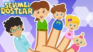 Çocuk Şarkıları Dinle 2018 Sevimli Dostlar Parmak Ailesi  Kids Songs and Nursery Rhymes [upl. by Zenobia]