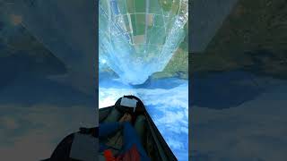 shorts aviation aerobatics Immelmann turnmaneuver with a glider [upl. by Baynebridge]