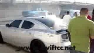 Swift Car Club Charger Burnout [upl. by Wasserman270]