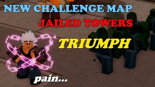 New JAILED TOWERS Challenge Map TRIUMPH its painful  Tower Defense Simulator [upl. by Laroc]