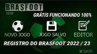 REGISTRO DO BRASFOOT 2022  23 GRÁTIS [upl. by Zebapda771]