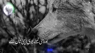 Naat Lyrics Othe Amlan De Hone Ne Navede Nusrat Fateh Ali Khan  Urdu Lyrics [upl. by Suanne]