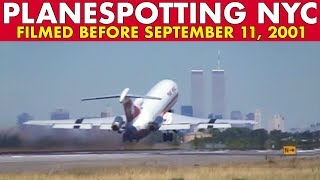 New York Plane Spotting Before 911 [upl. by Allekram373]