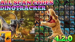 Jurassic World DINO TRACKERS 2023 Facts App All Scan Codes Update Tyrannosaurus Rex Indominus Rex [upl. by Lenuahs]