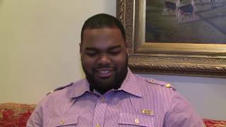 Behind the scenes with MICHAEL OHER from The Blind Side [upl. by Intruoc791]