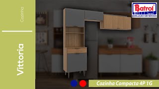 065217  Cozinha Compacta 4P 1G  Vittoria [upl. by Pretrice]