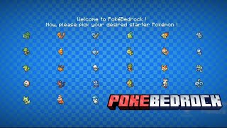 An AWESOME pokemon addon for MCBE Pokebedrock public ver Showcase  12070 [upl. by Pascasia]