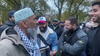 ish and shouting America boy challenged Uncle usman this happened  speakers corner [upl. by Ruggiero]