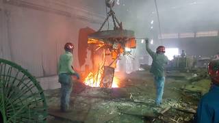 Induction Furnace Operation Live [upl. by Araec869]