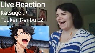 KatsugekiTouken Ranbu Episode 2 Live Reaction [upl. by Tenrag]