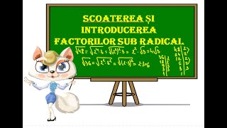 Scoaterea factorilor sub radical clasa a 7 a [upl. by Tonie625]