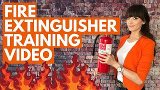 Free Fire Extinguisher Training Video  OSHA  Updated for 2020 [upl. by Nirehtac]