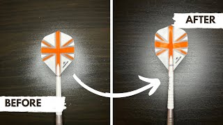 How to Hole Punch Your Dart Flights Tutorial [upl. by Shewmaker]