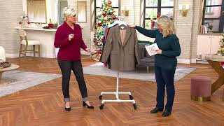 Belle by Kim Gravel Houndstooth Sparkle Blazer on QVC [upl. by O'Connor]