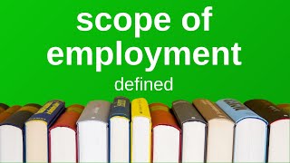 Scope of Employment  Explained Simply Torts [upl. by Alyakcim]