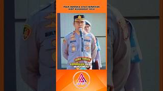 KAPOLRI MEMBERIKAN PENGHORMATAN TERAKHIR KEPADA KAPOLRES BOYOLALI videoviral shortvideo polisi [upl. by Fredi]