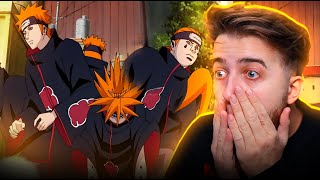 PAIN ATTACKS THE LEAF VILLAGE Naruto Shippuden Episode 157 Reaction [upl. by Adnaw44]