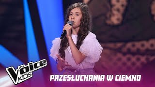 Marysia Stachera  „Take My Breath Away”  Przesłuchania w ciemno  The Voice Kids Poland 6 [upl. by Ayrb]