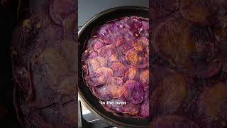 How to Make Purple Pommes Anna From My New ebBook recipe potato easyrecipe vegetarian chef [upl. by Costanza430]