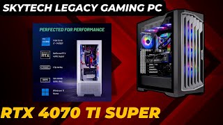 Unleashing Power Skytech Legacy Gaming PC Review i9 14900K amp RTX 4070 Ti Super [upl. by Deanna]