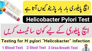 H Pylori Test In Urdu Hindi  Helicobacter Pylori Blood Test Stool Antigen Test  Urea Breath Test [upl. by Odnalra368]