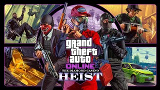 GTA Online  Casino Heist Silent amp Sneaky Hard mode 2 account play [upl. by Borek533]