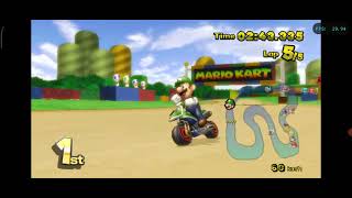 Dolphin Mario Kart Wii Deluxe  GP SNES Mushroom Cup 100cc [upl. by Rikahs]