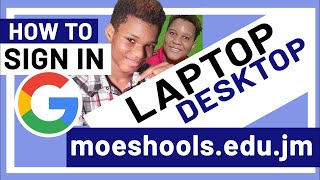 MUST WATCH LAPTOP PC Signing into The MoeSchools edu jm Video Tutorial LMS Likkle Wizzies [upl. by Seale637]