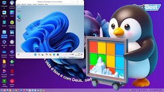 ⭐ Instalar o Windows 11 dentro do LINUX [upl. by Gherardi452]