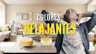 😴COLORES RELAJANTES para SALAS FUNCIONAN DE VERDAD [upl. by Per739]