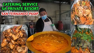 CATERING SERVICE SA PRIVATE RESORT SA SAN FERNANDO PAMP  8 DISHES BUDGET FOR 18k [upl. by Fezoj]