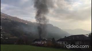 Incendio a Roncegno Terme [upl. by Mildrid249]