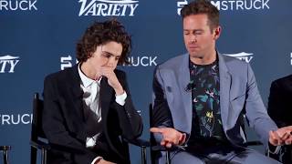 Armie Hammer amp Timothée Chalamet  Behind the scenes [upl. by Nahsin]