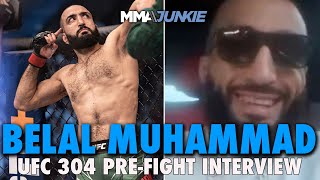 Belal Muhammad Details Elevator RunIn with Leon Edwards Team I Smelled Fear  UFC 304 [upl. by Tacita594]