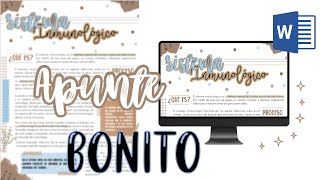 Idea de apunte bonito en WORD MODIFICA la paleta de colores  Ale Digitaal♡ [upl. by Tildi]