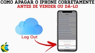 COMO APAGAR CORRETAMENTE O IPHONE PARA VENDER OU DARLO PARA OUTRA PESSOA [upl. by Sib]