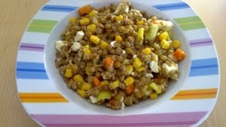 Lentil Salad with Greek Feta Cheese  Recipe [upl. by Delores]