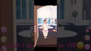 POV you are stuck in VIP😳🌹✨dresstoimpress roblox [upl. by Pergrim]