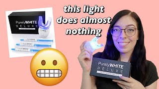 all sponsored teeth whitening kits are the same Purely White review [upl. by Vinita]