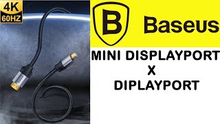 MINI DISPLAYPORT X DISPLAYPOT BASEUS  VALE A PENA  quotCOMO SE FAZquot [upl. by Dituri]