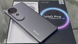 Vivo V40 Pro 5G Titanium Gray UnboxingFirst impressions amp Review 🔥 Vivo V40 Pro 5G PriceSpec Etc [upl. by Aicenaj]