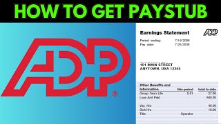 How To Get Paystub From Adp App [upl. by Threlkeld101]