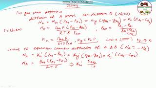 Equimolar CounterDiffusion Mass Transfer Coefficient GATE 2019 Q54 [upl. by Hobbs708]