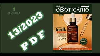 💚 Revista Boticário 1323  SSP com PDF  😱 REFIS GRÁTIS [upl. by Pitzer]