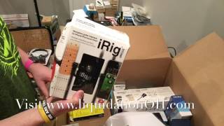 Mini Pallet liquidationcom unboxing Part 1 Electronics [upl. by Sinnaiy313]